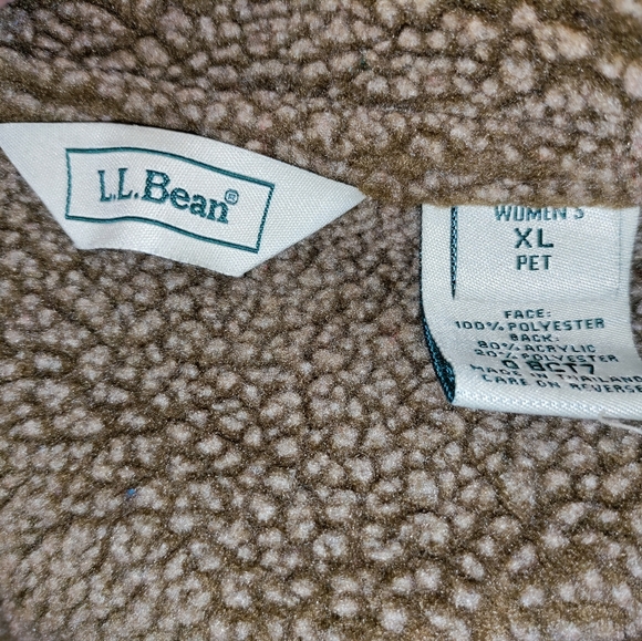 🎉HP🎉🆕L.L. Bean | Sherpa Button Up Women's Coat Longline Size XL Petite - Picture 8 of 16